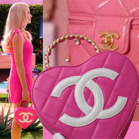 chanel barbie bag heart|chanel bag barbie movie.